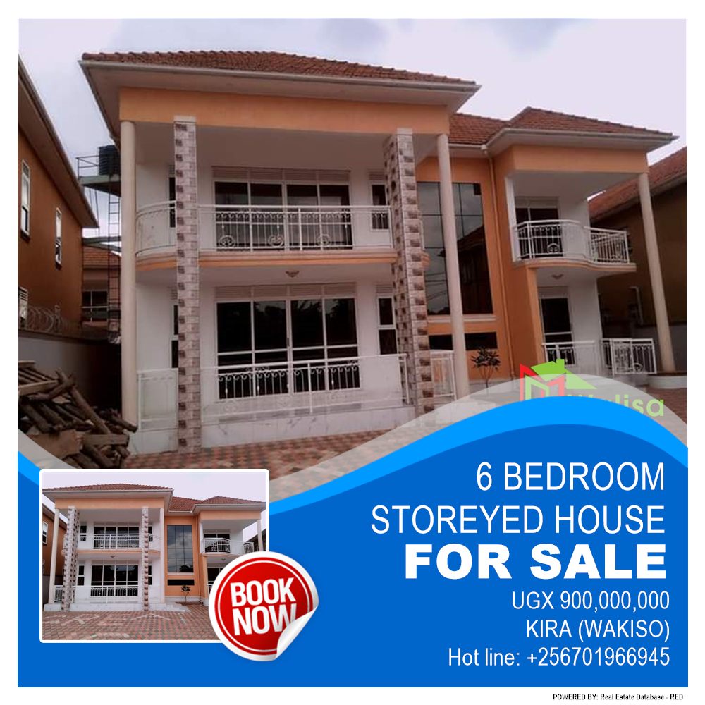6 bedroom Storeyed house  for sale in Kira Wakiso Uganda, code: 181290