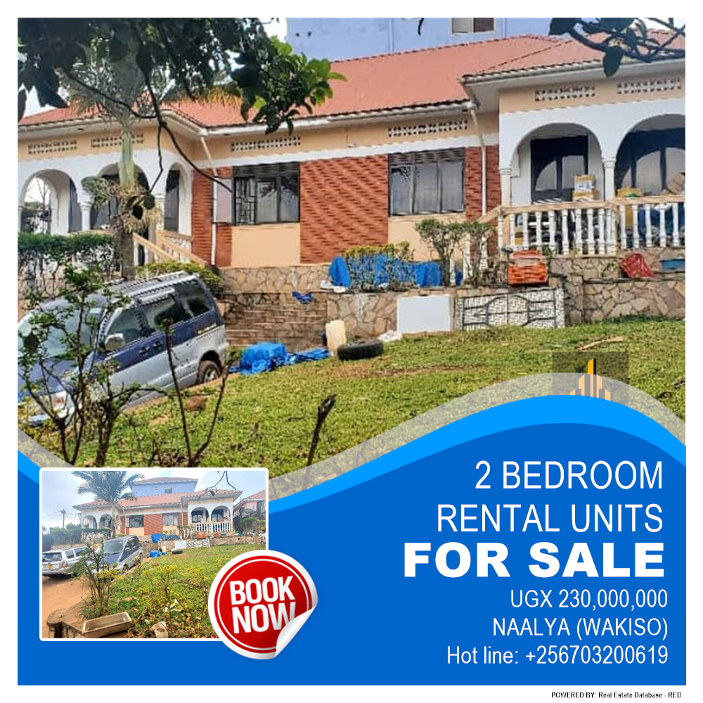 2 bedroom Rental units  for sale in Naalya Wakiso Uganda, code: 181306