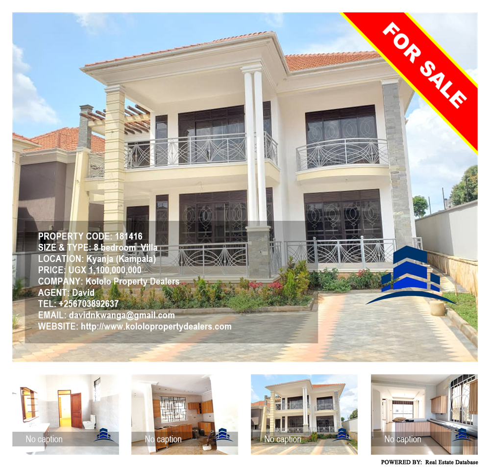 8 bedroom Villa  for sale in Kyanja Kampala Uganda, code: 181416