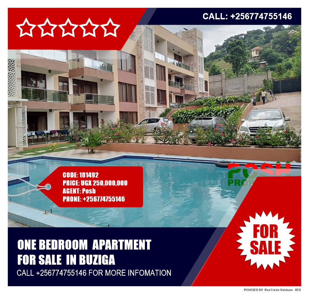 1 bedroom Apartment  for sale in Buziga Kampala Uganda, code: 181492