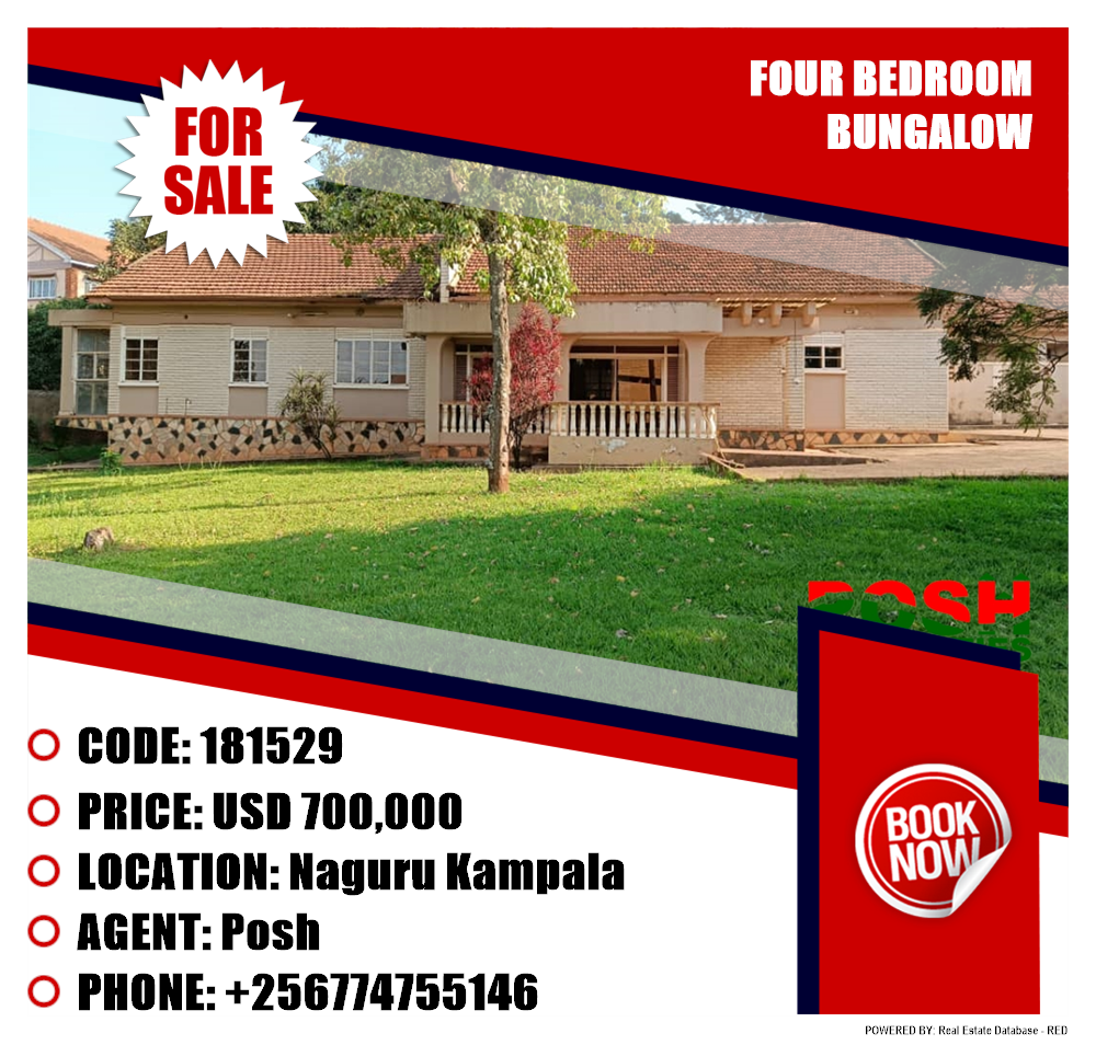 4 bedroom Bungalow  for sale in Naguru Kampala Uganda, code: 181529