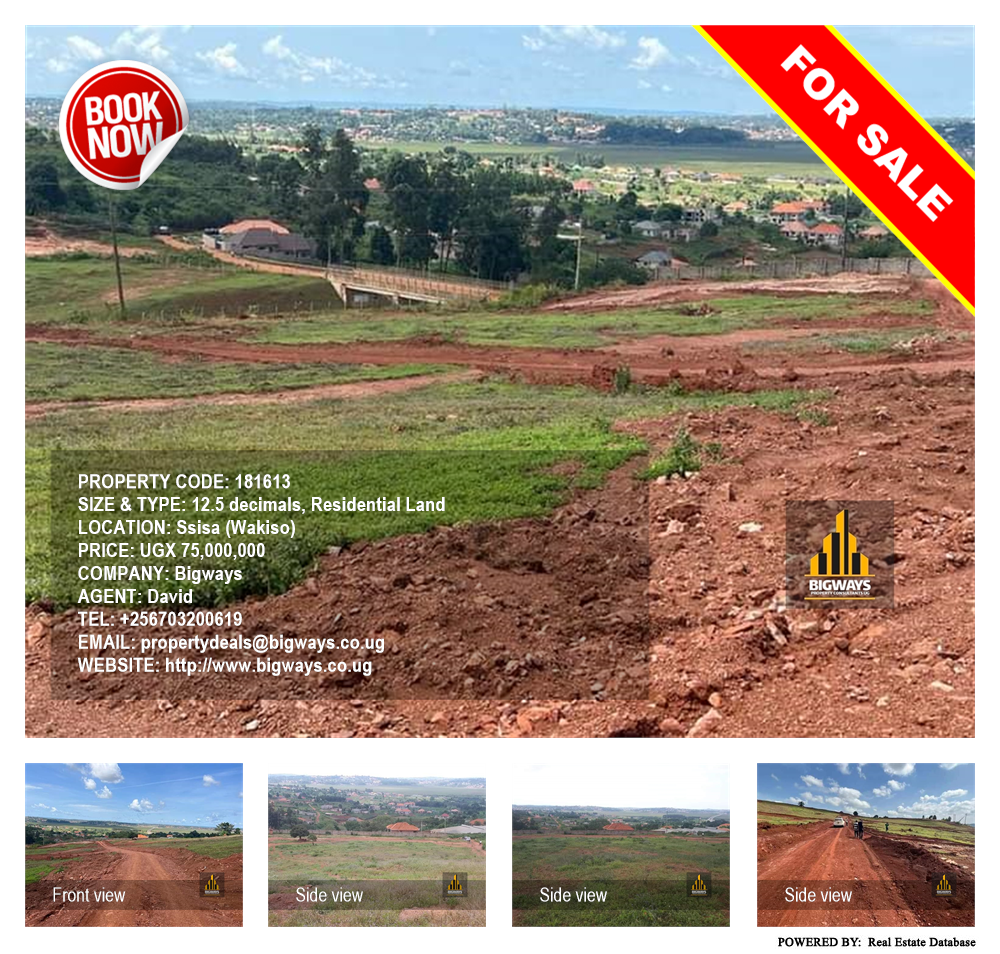 Residential Land  for sale in Ssisa Wakiso Uganda, code: 181613