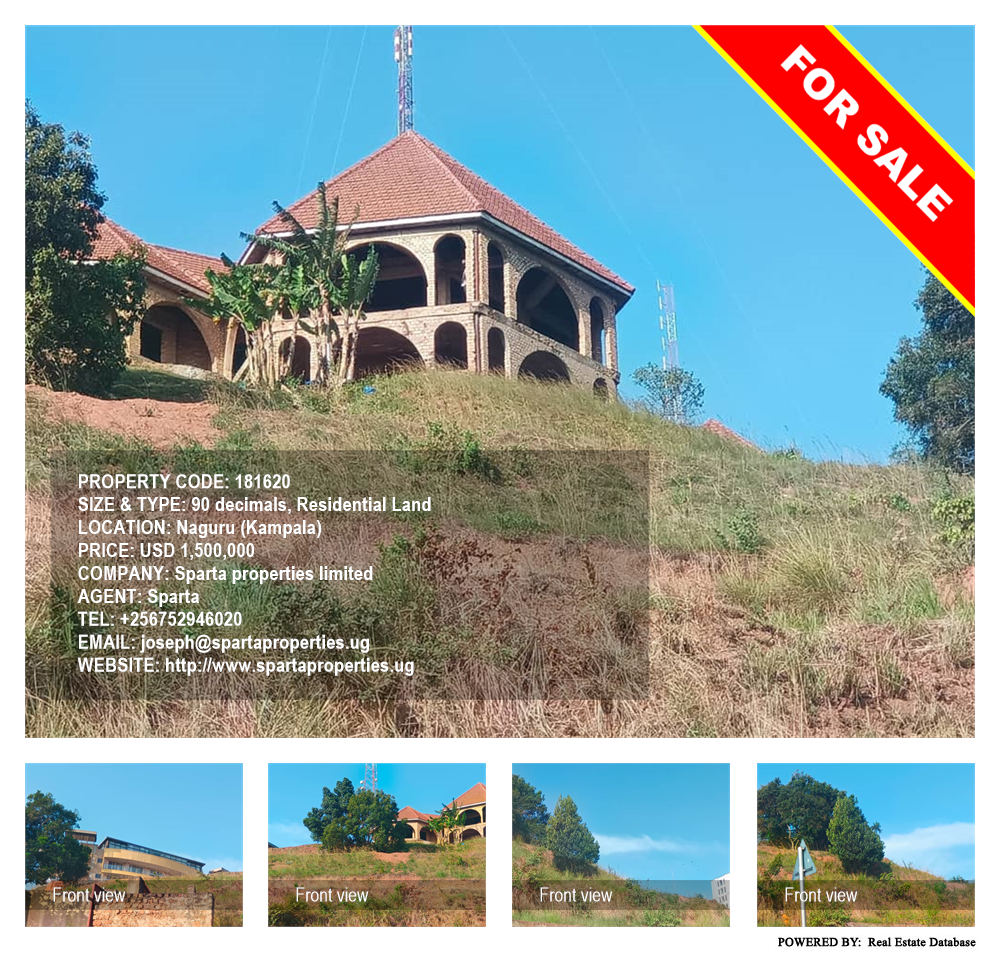 Residential Land  for sale in Naguru Kampala Uganda, code: 181620