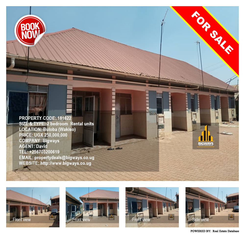 2 bedroom Rental units  for sale in Buloba Wakiso Uganda, code: 181622
