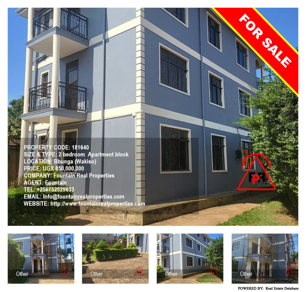 2 bedroom Apartment block  for sale in Bbunga Wakiso Uganda, code: 181640