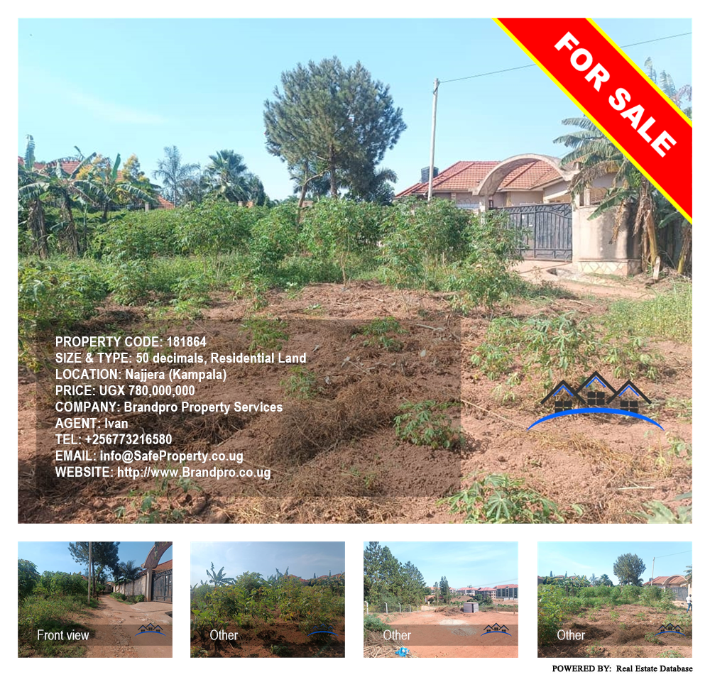 Residential Land  for sale in Najjera Kampala Uganda, code: 181864