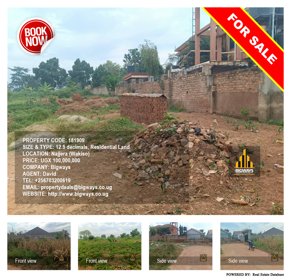 Residential Land  for sale in Najjera Wakiso Uganda, code: 181909