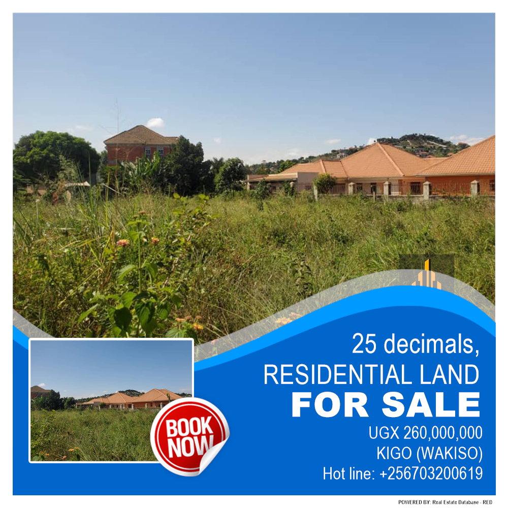 Residential Land  for sale in Kigo Wakiso Uganda, code: 181966