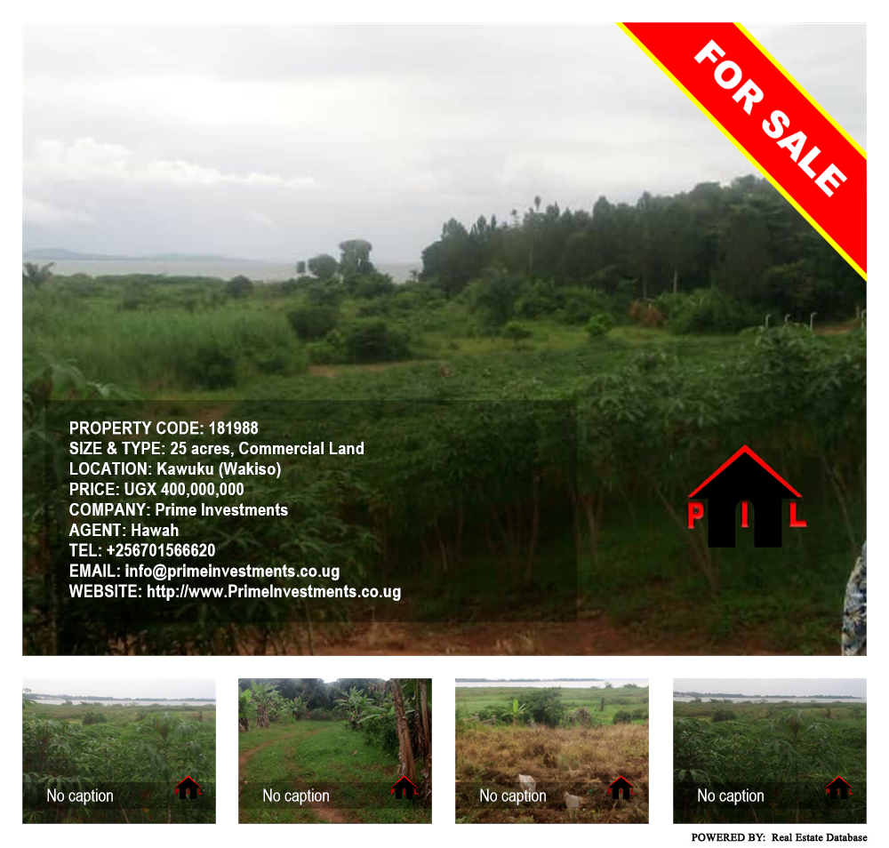 Commercial Land  for sale in Kawuku Wakiso Uganda, code: 181988