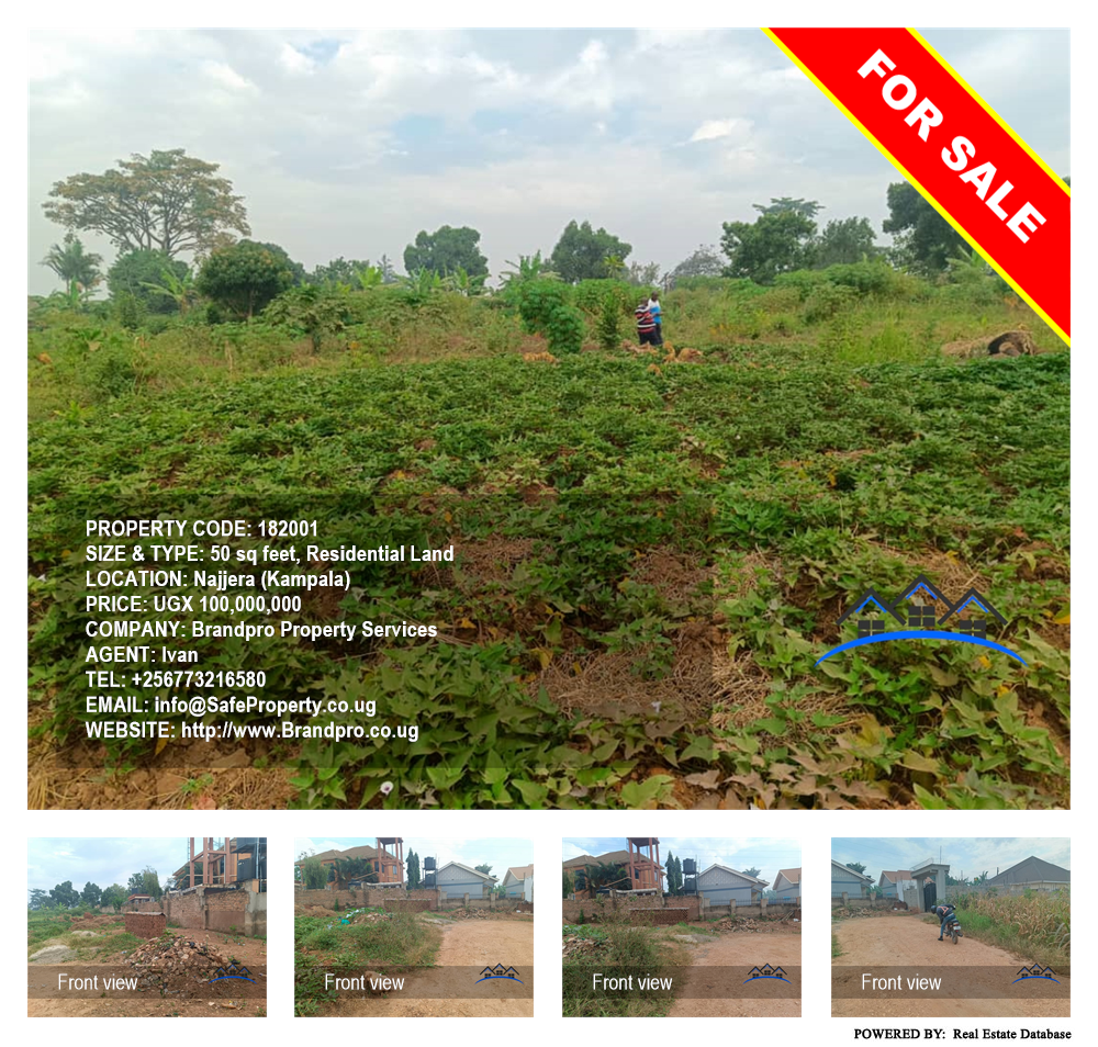 Residential Land  for sale in Najjera Kampala Uganda, code: 182001