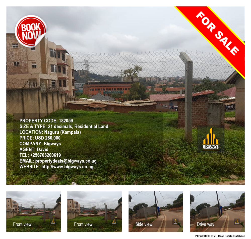 Residential Land  for sale in Naguru Kampala Uganda, code: 182059