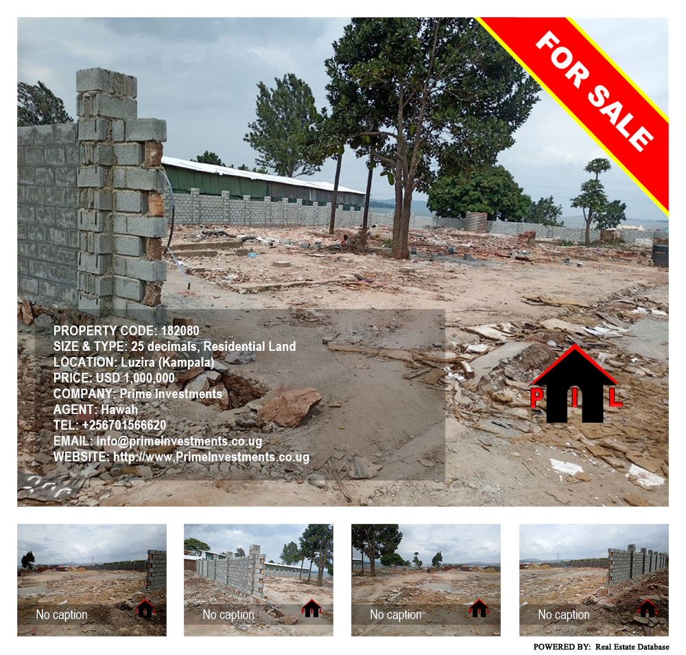 Residential Land  for sale in Luzira Kampala Uganda, code: 182080