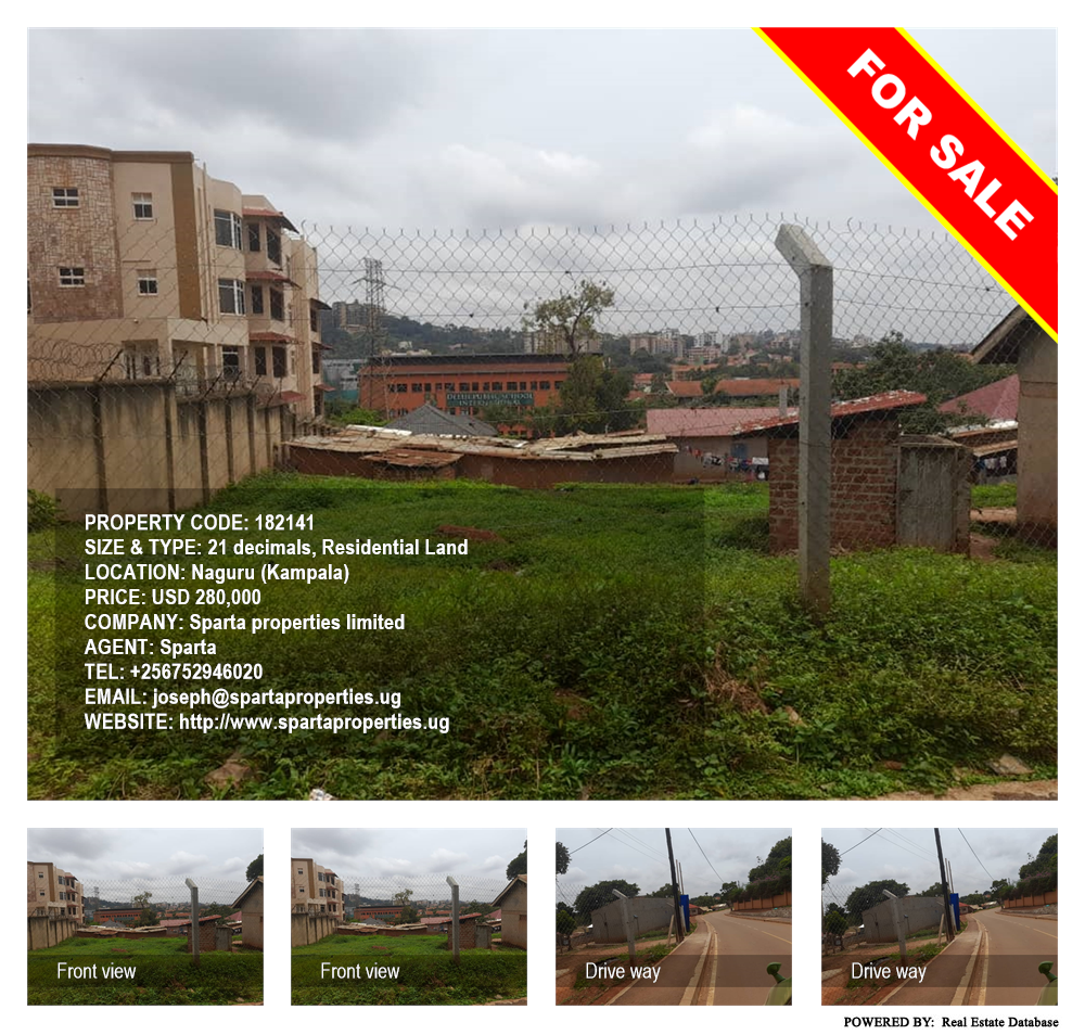 Residential Land  for sale in Naguru Kampala Uganda, code: 182141