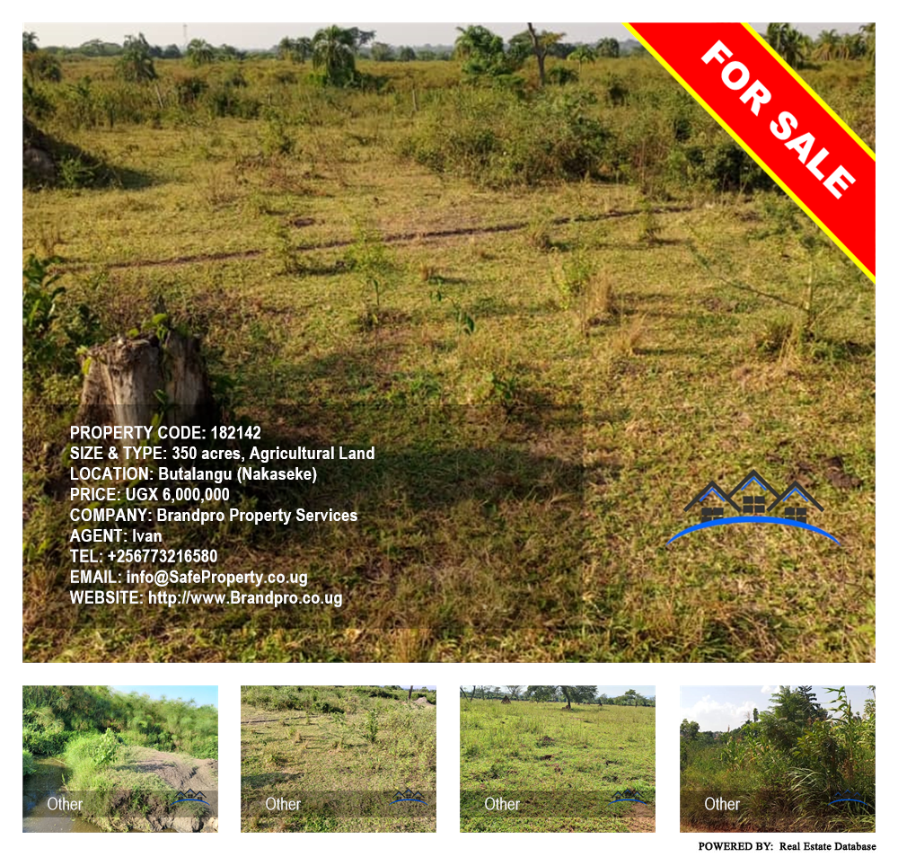 Agricultural Land  for sale in Butalangu Nakaseke Uganda, code: 182142