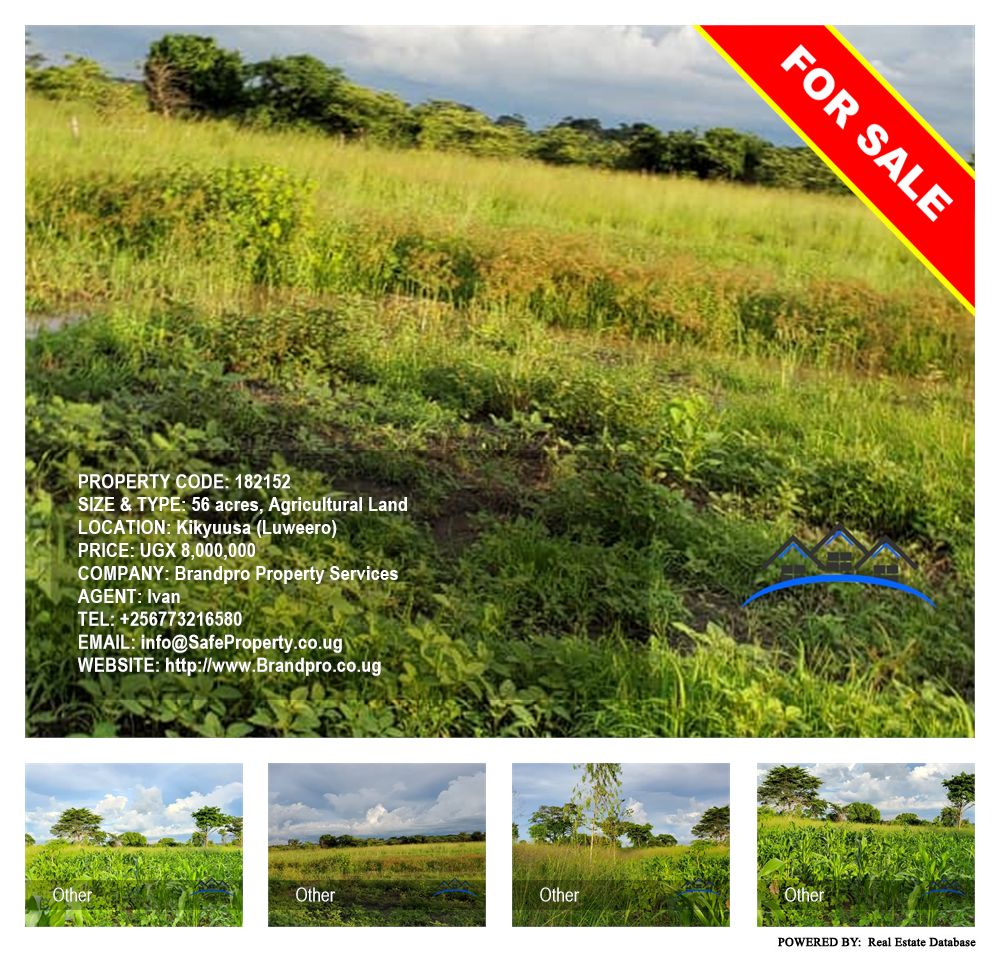 Agricultural Land  for sale in Kikyuusa Luweero Uganda, code: 182152