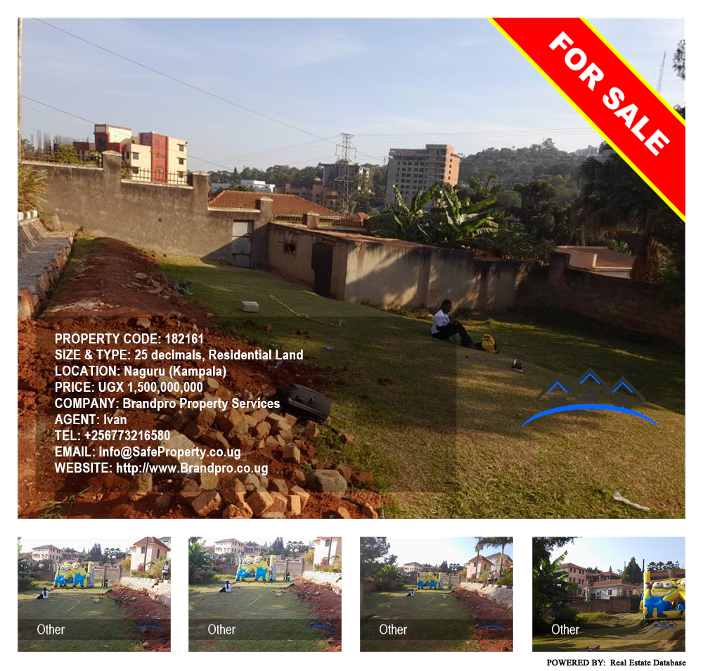 Residential Land  for sale in Naguru Kampala Uganda, code: 182161