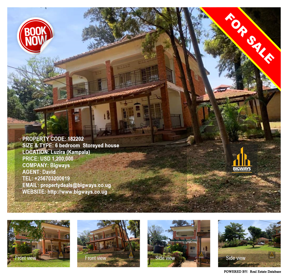 6 bedroom Storeyed house  for sale in Luzira Kampala Uganda, code: 182202