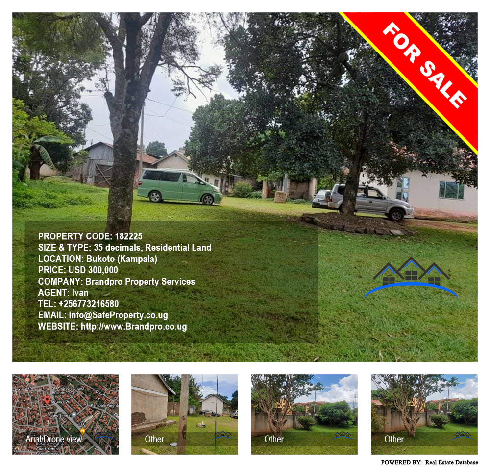Residential Land  for sale in Bukoto Kampala Uganda, code: 182225