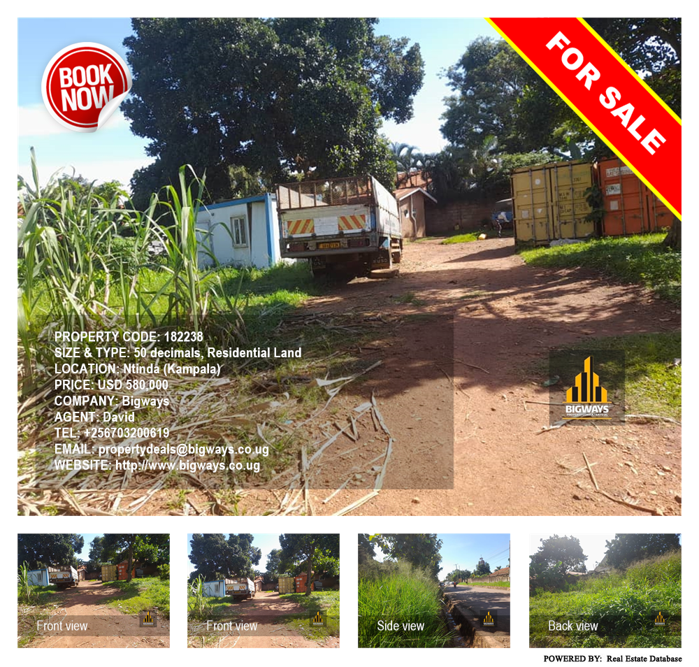 Residential Land  for sale in Ntinda Kampala Uganda, code: 182238
