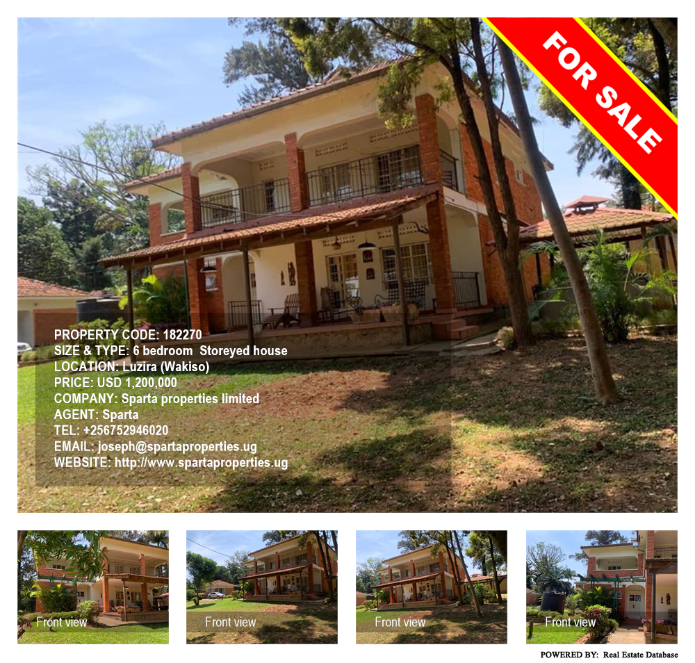 6 bedroom Storeyed house  for sale in Luzira Wakiso Uganda, code: 182270