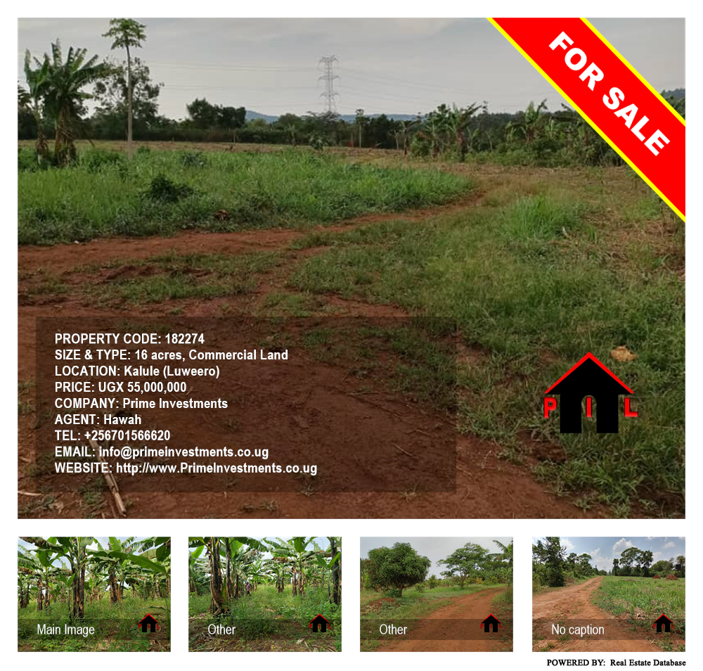 Commercial Land  for sale in Kalule Luweero Uganda, code: 182274