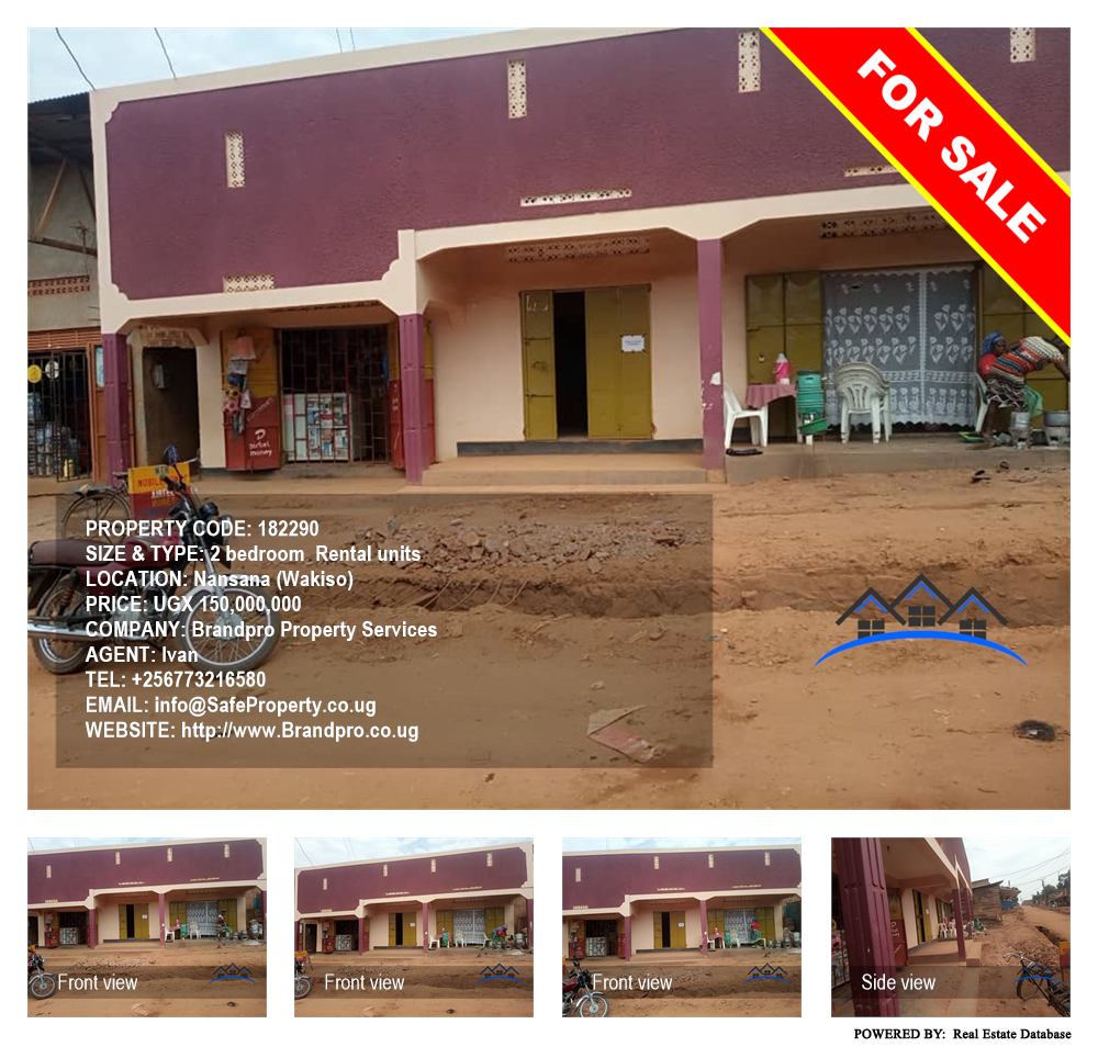 2 bedroom Rental units  for sale in Nansana Wakiso Uganda, code: 182290