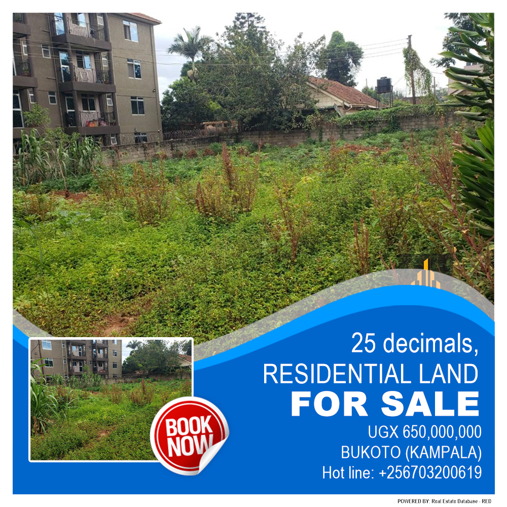 Residential Land  for sale in Bukoto Kampala Uganda, code: 182316