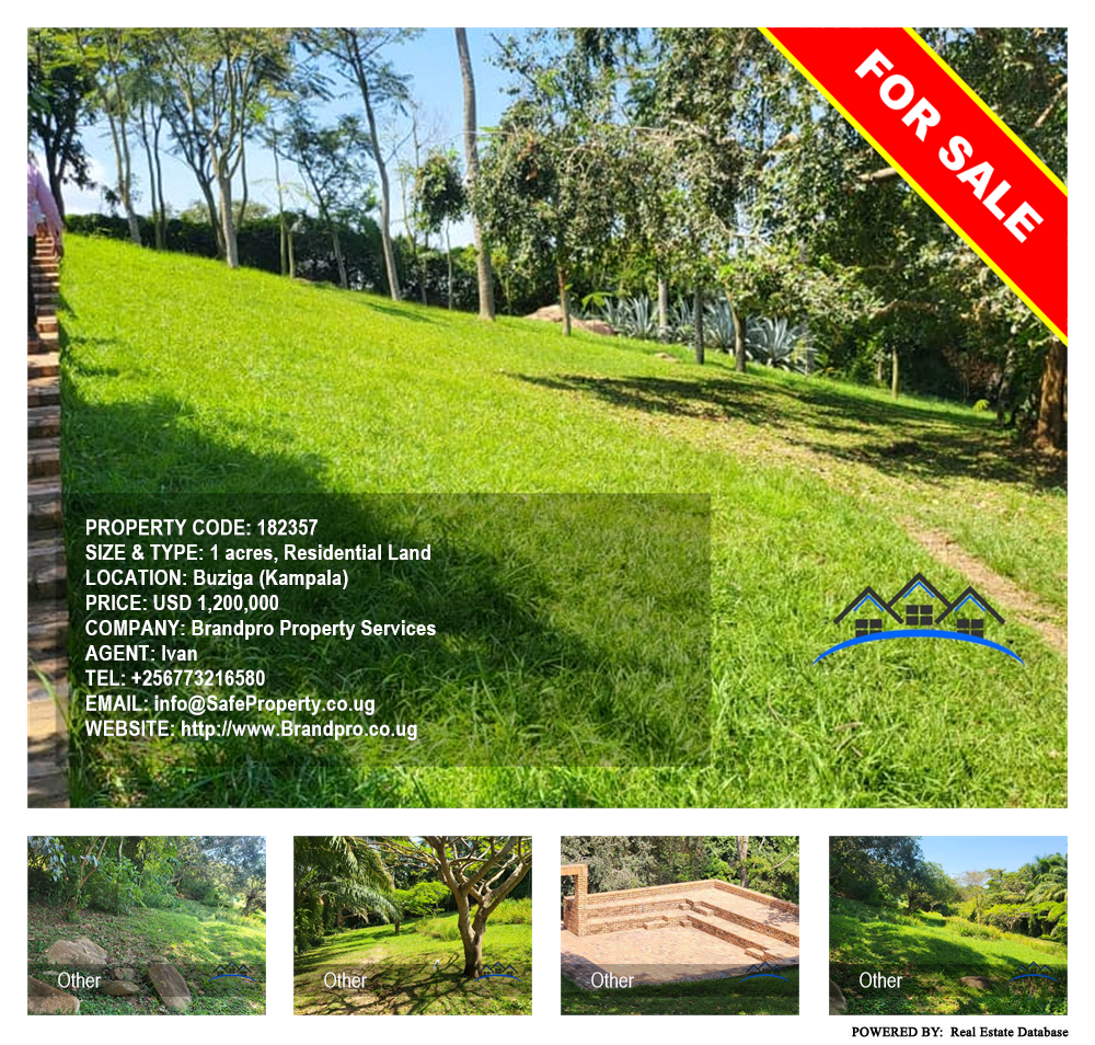 Residential Land  for sale in Buziga Kampala Uganda, code: 182357