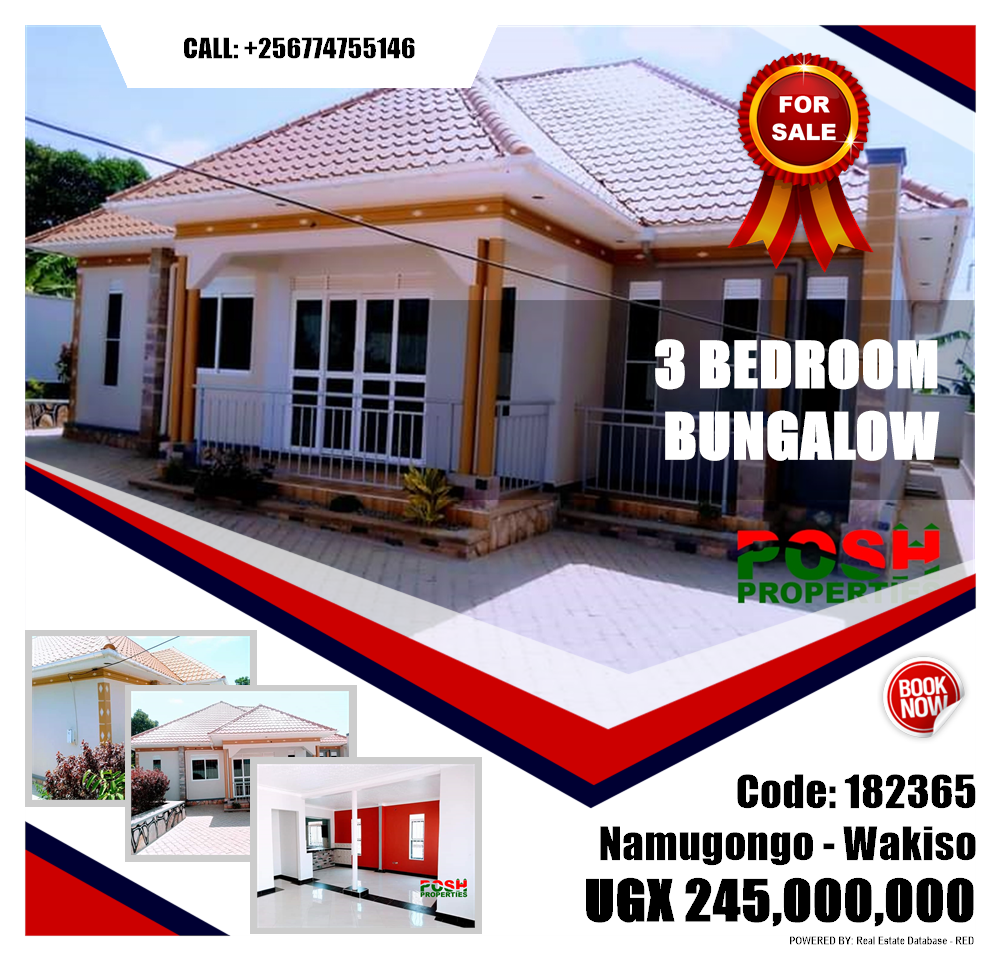 3 bedroom Bungalow  for sale in Namugongo Wakiso Uganda, code: 182365