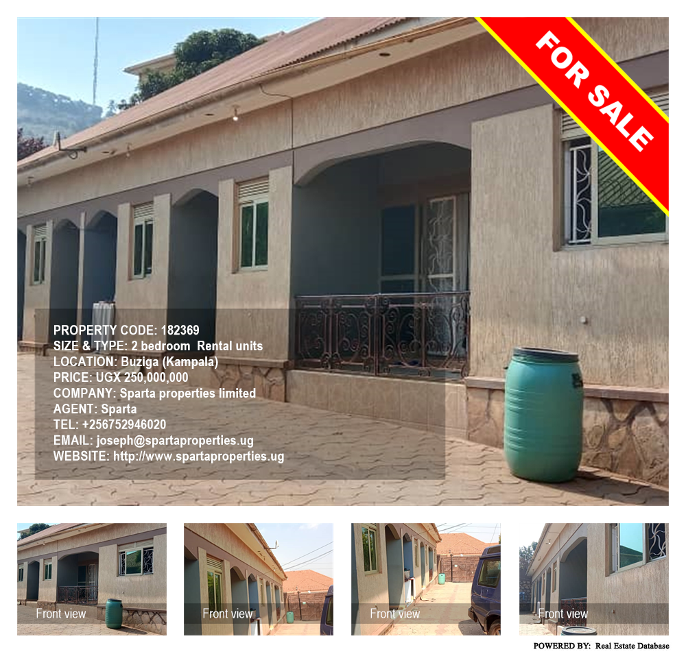 2 bedroom Rental units  for sale in Buziga Kampala Uganda, code: 182369