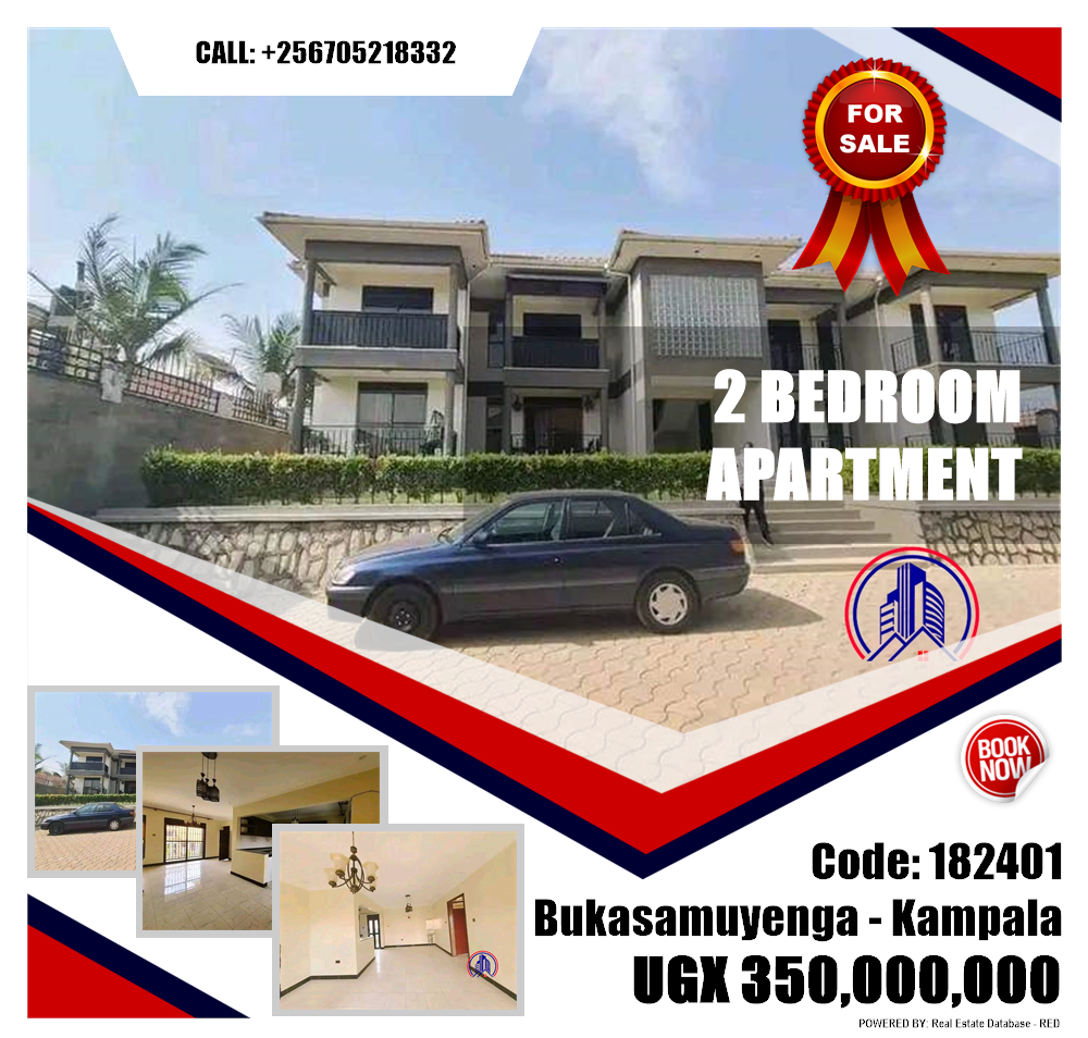 2 bedroom Apartment  for sale in Bukasa Kampala Uganda, code: 182401