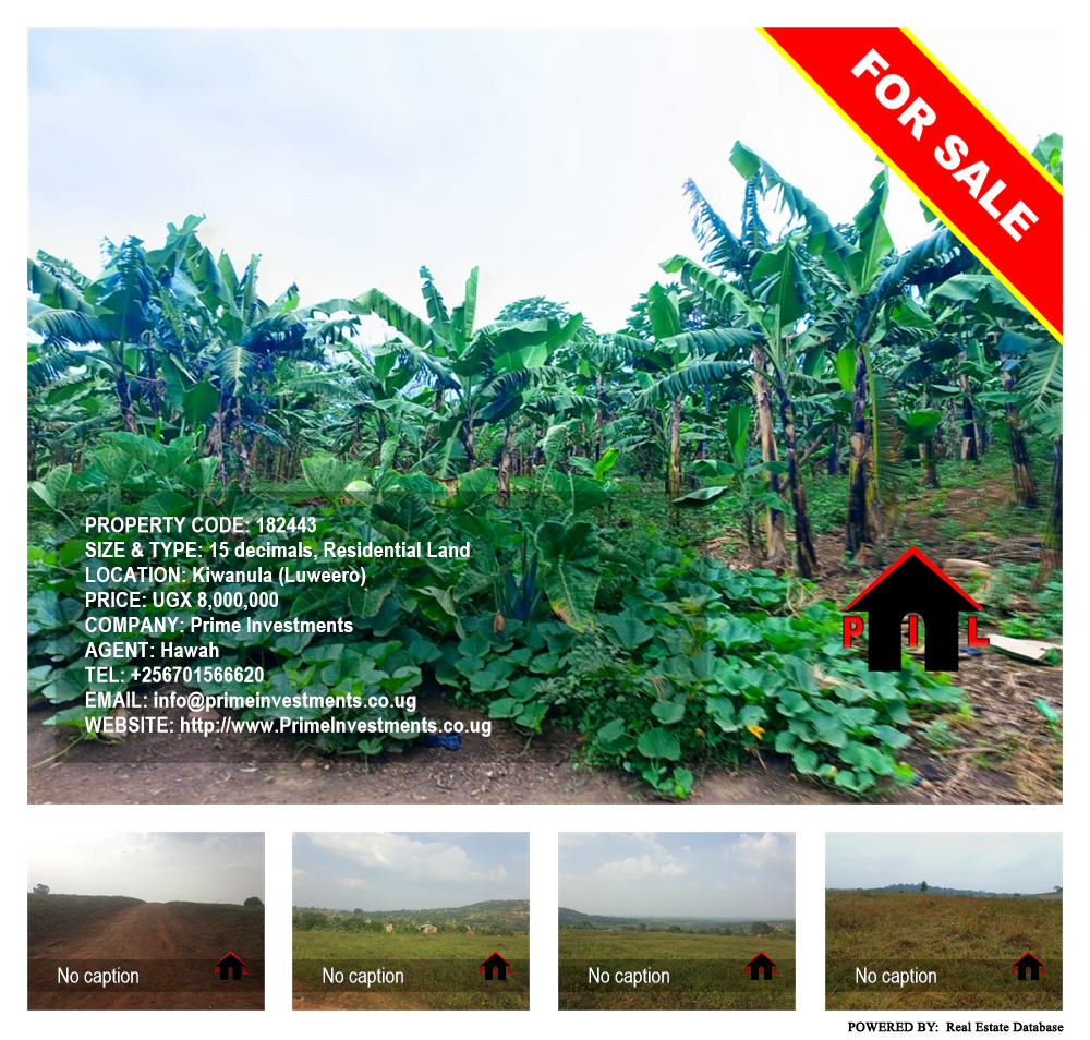 Residential Land  for sale in Kiwanula Luweero Uganda, code: 182443