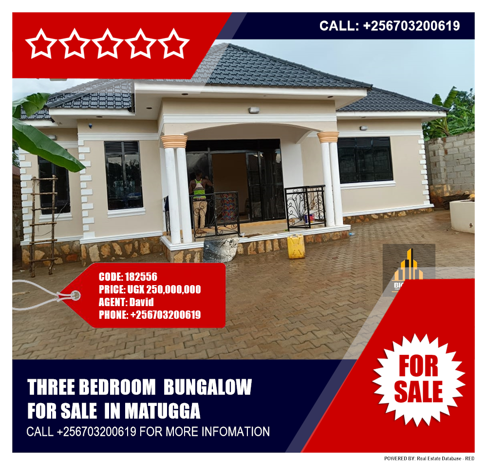 3 bedroom Bungalow  for sale in Matugga Wakiso Uganda, code: 182556