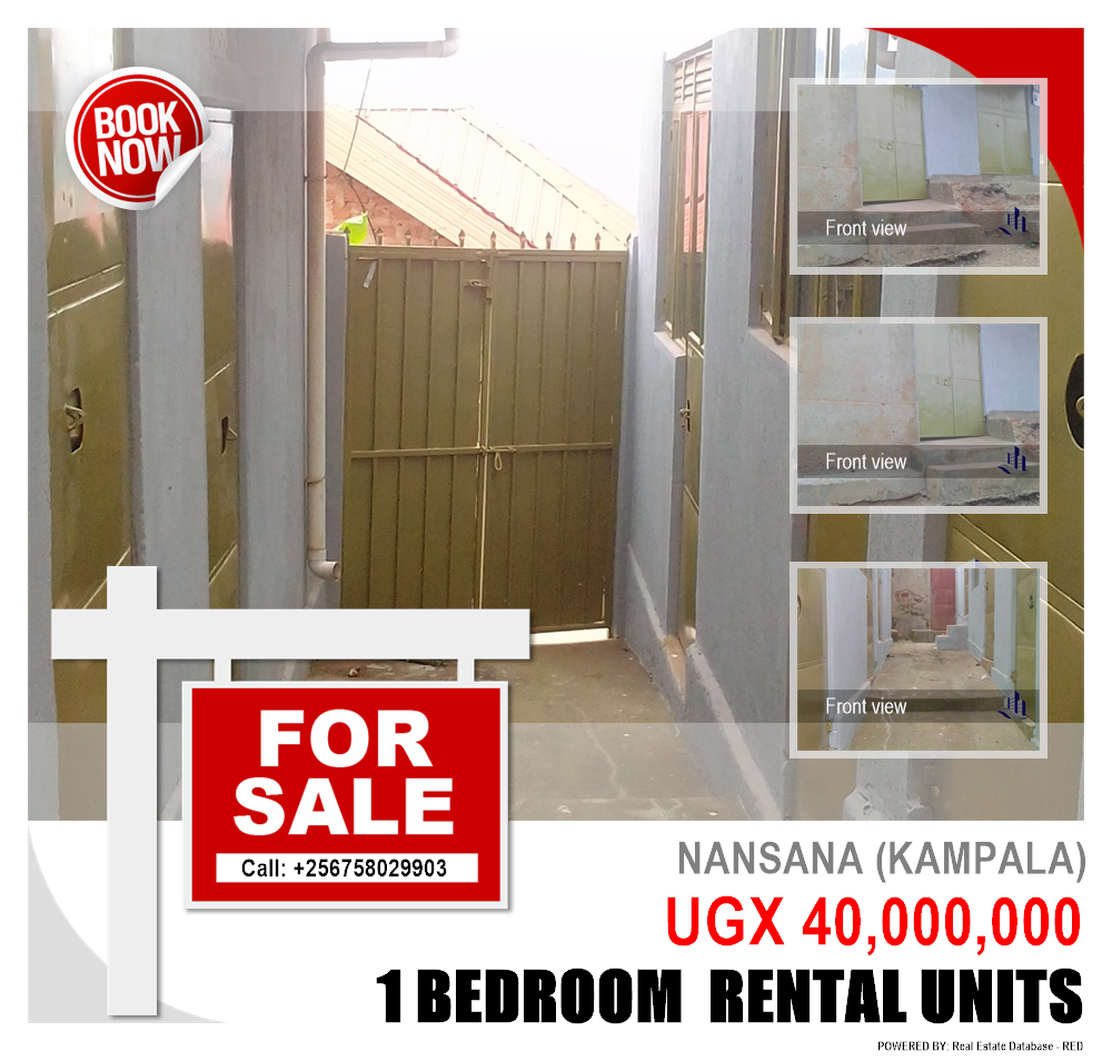 1 bedroom Rental units  for sale in Nansana Kampala Uganda, code: 182570