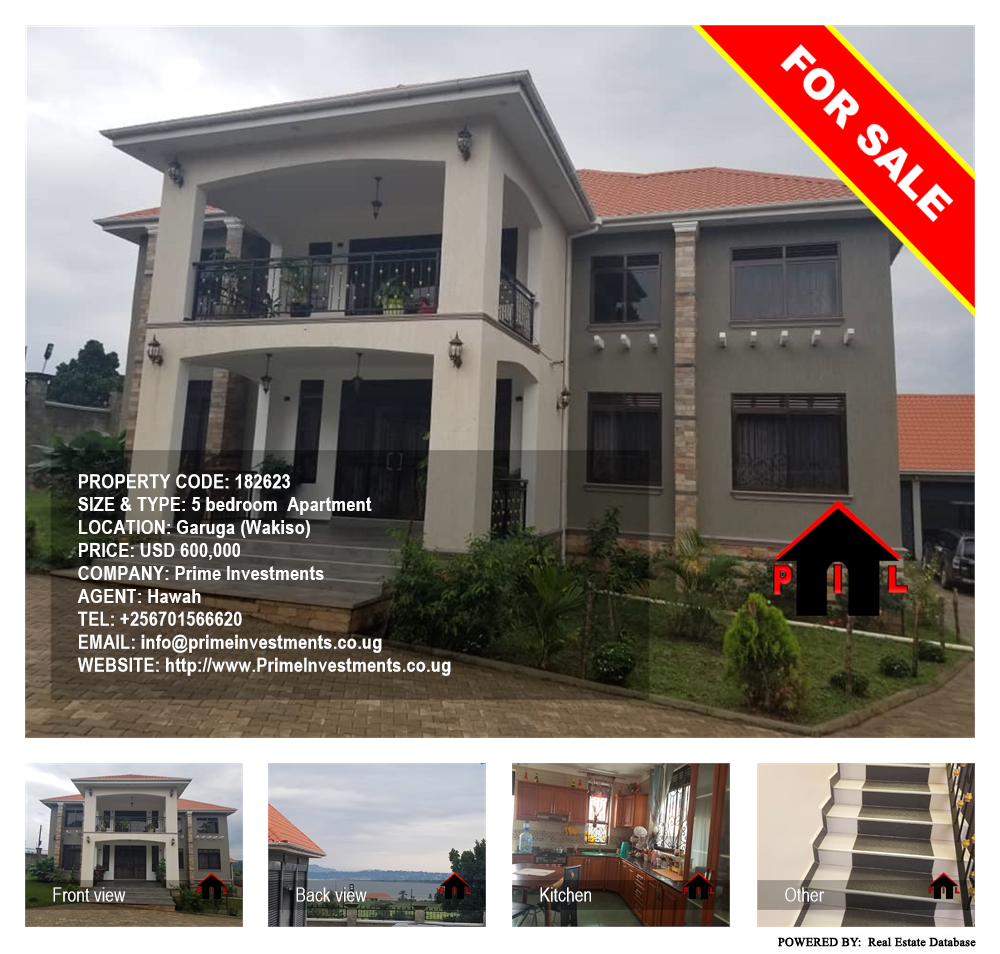 5 bedroom Apartment  for sale in Garuga Wakiso Uganda, code: 182623