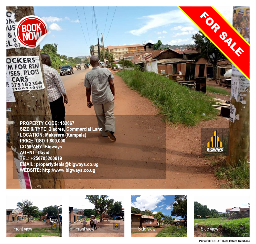 Commercial Land  for sale in Makerere Kampala Uganda, code: 182667