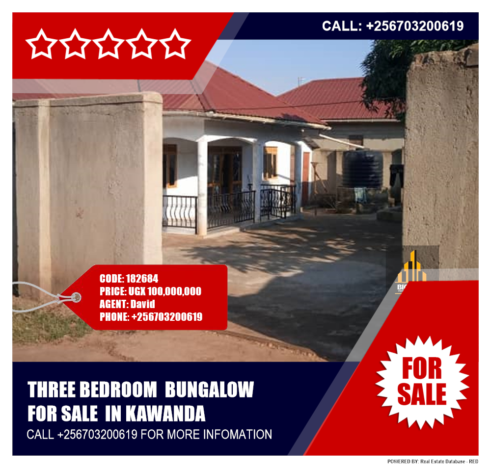 3 bedroom Bungalow  for sale in Kawanda Wakiso Uganda, code: 182684