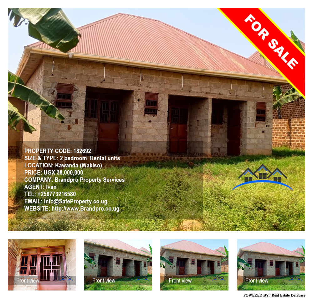 2 bedroom Rental units  for sale in Kawanda Wakiso Uganda, code: 182692
