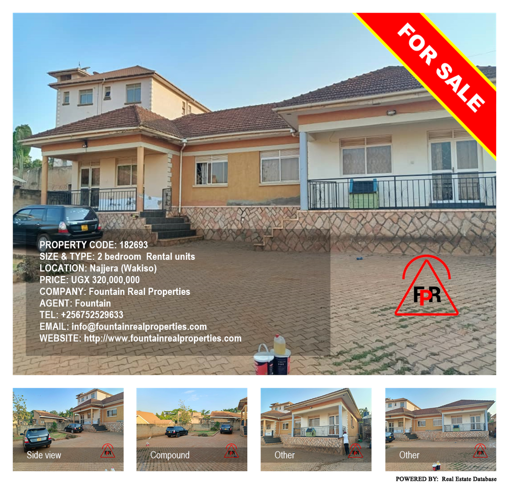 2 bedroom Rental units  for sale in Najjera Wakiso Uganda, code: 182693