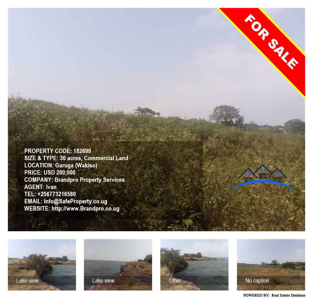 Commercial Land  for sale in Garuga Wakiso Uganda, code: 182699