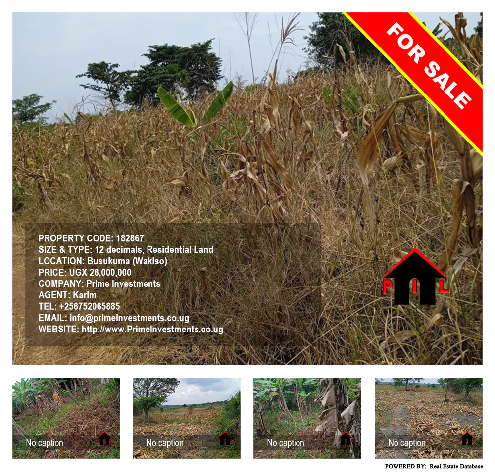 Residential Land  for sale in Busukuma Wakiso Uganda, code: 182867
