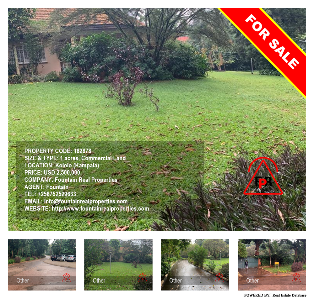 Commercial Land  for sale in Kololo Kampala Uganda, code: 182878