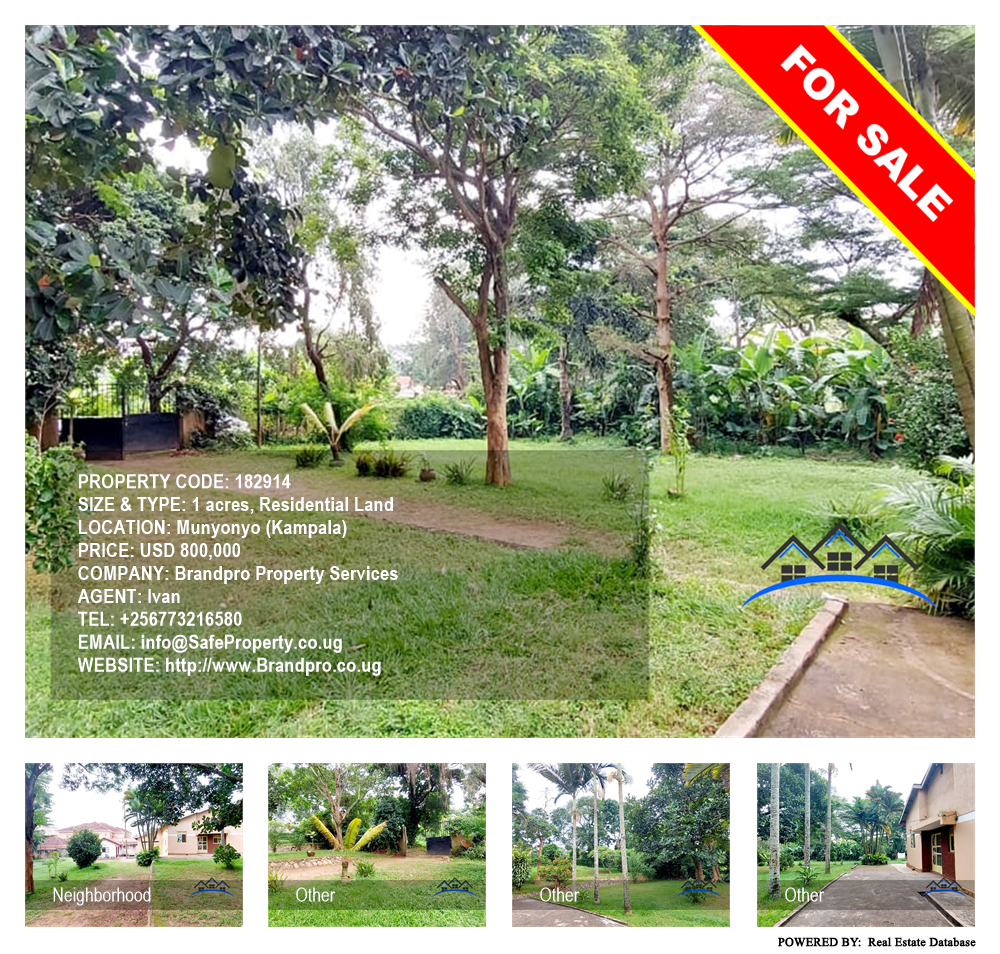 Residential Land  for sale in Munyonyo Kampala Uganda, code: 182914