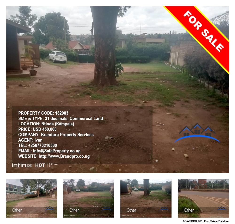 Commercial Land  for sale in Ntinda Kampala Uganda, code: 182983