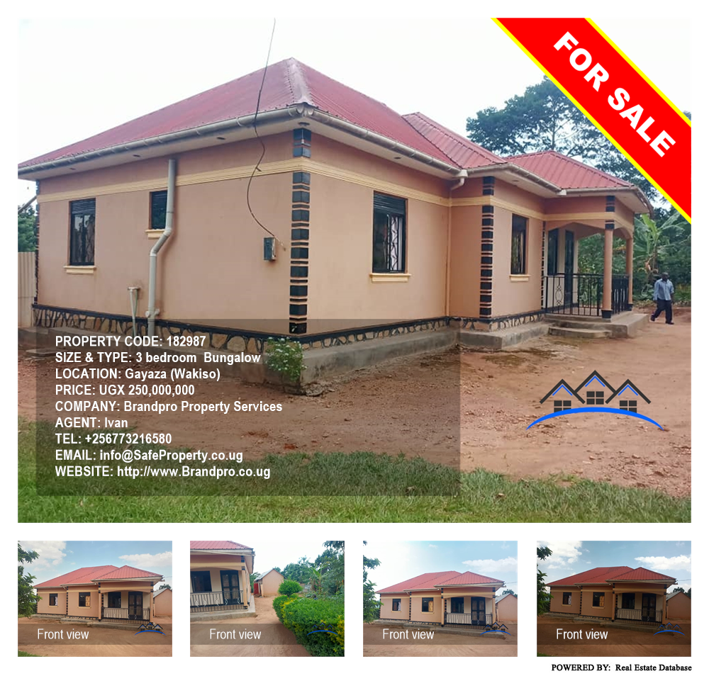 3 bedroom Bungalow  for sale in Gayaza Wakiso Uganda, code: 182987