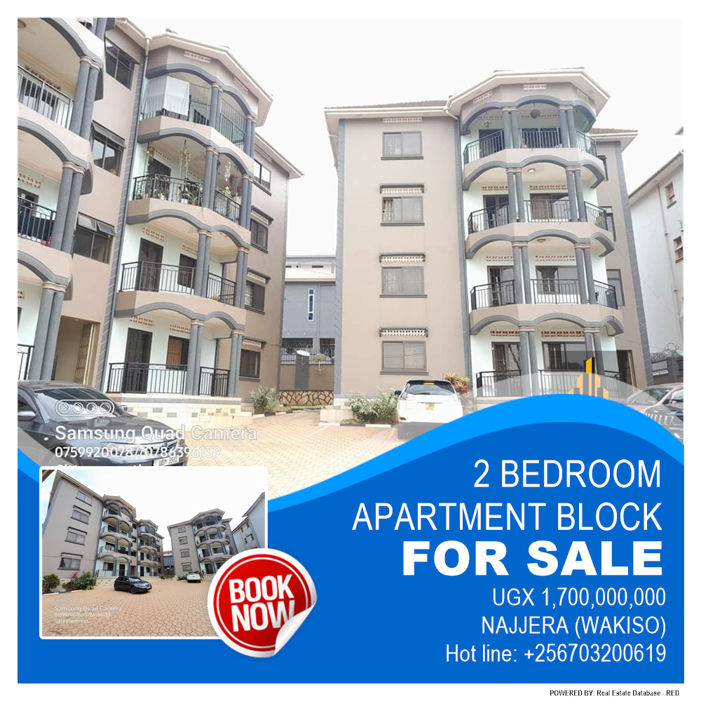 2 bedroom Apartment block  for sale in Najjera Wakiso Uganda, code: 183060