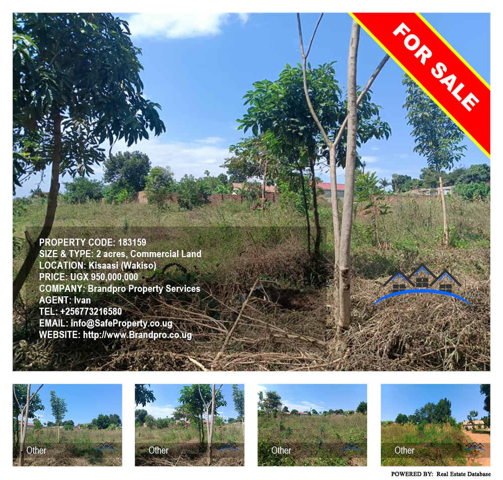 Commercial Land  for sale in Kisaasi Wakiso Uganda, code: 183159