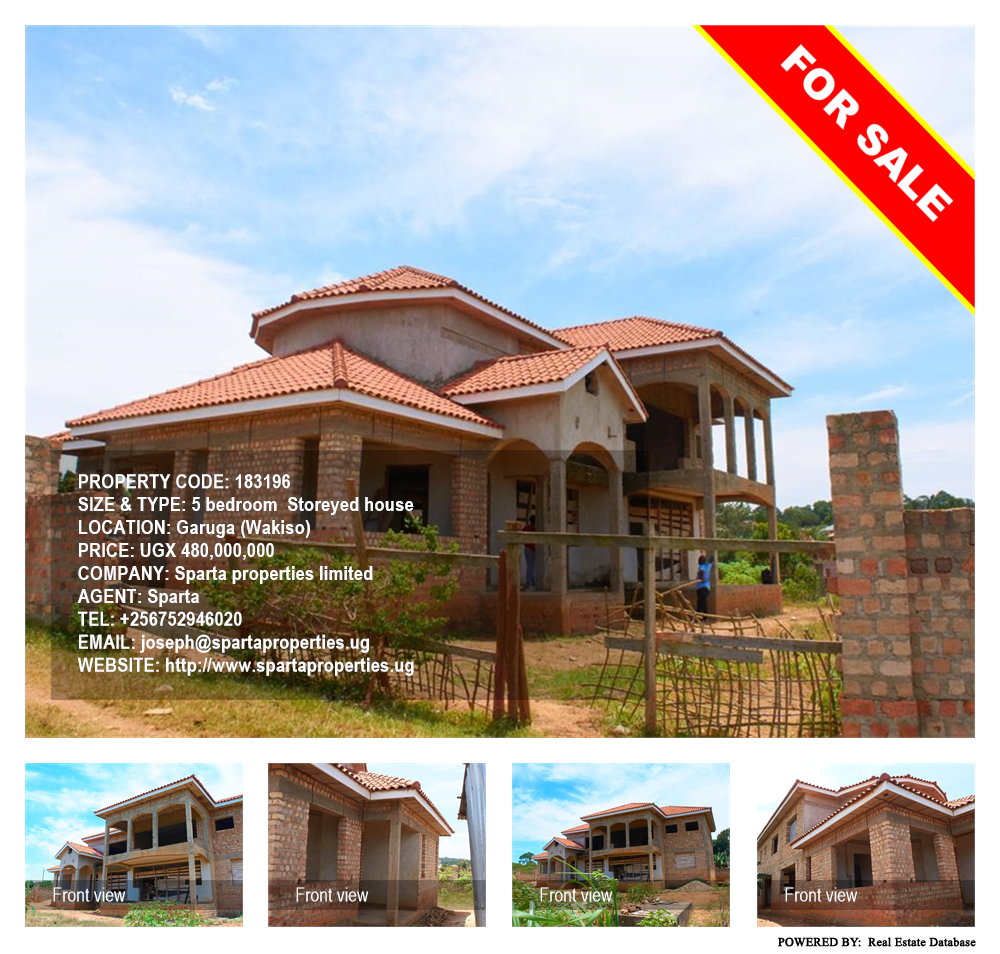 5 bedroom Storeyed house  for sale in Garuga Wakiso Uganda, code: 183196