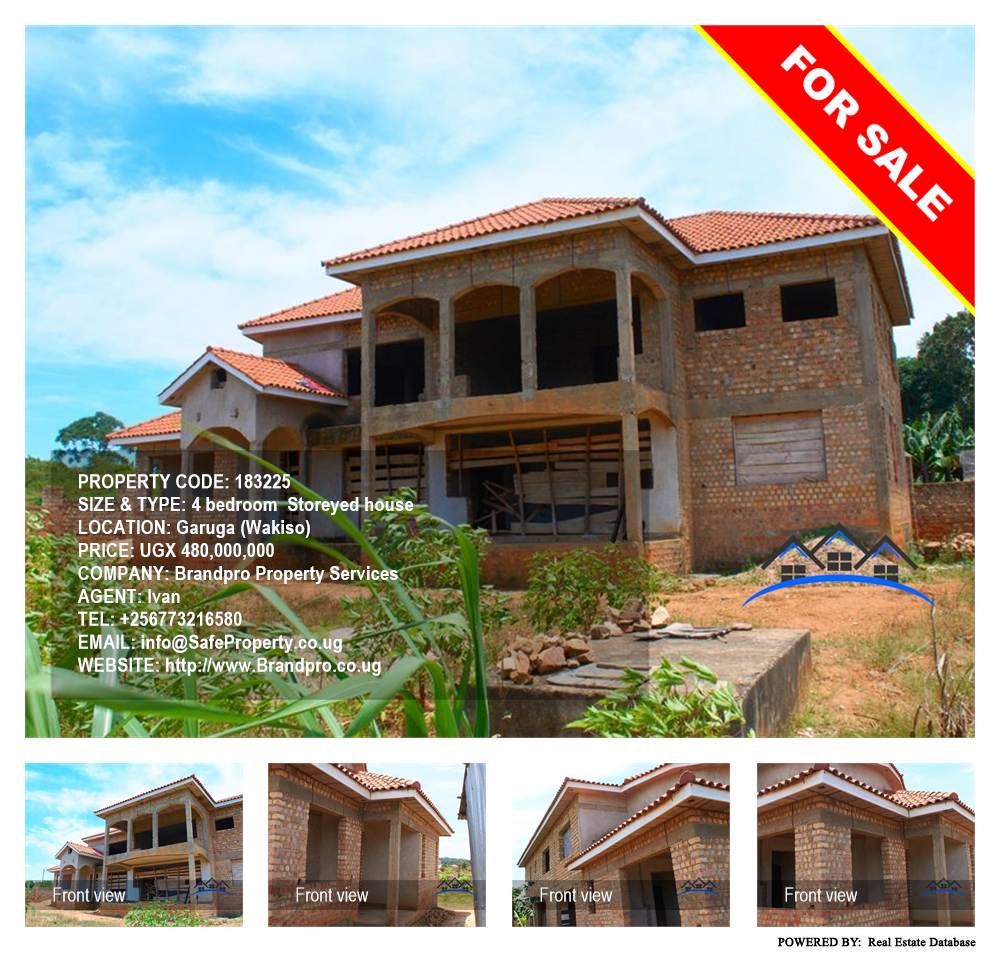 4 bedroom Storeyed house  for sale in Garuga Wakiso Uganda, code: 183225
