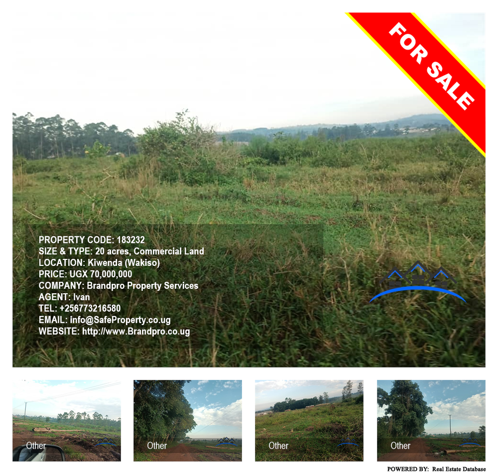 Commercial Land  for sale in Kiwenda Wakiso Uganda, code: 183232